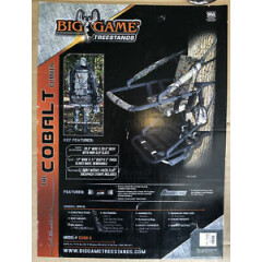 Big Game (The Cobalt Climber) CL100-A Aluminum Deer Hunting 1 Person Tree Stand
