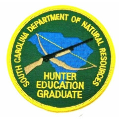 South Carolina Hunter Education Graduate Dept. of Natural Resources Patch (B79)