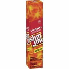 24X Slim Jim Giant Smoked Meat Stick, Original Flavor, .97 Oz.