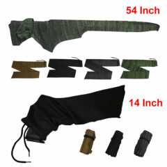 54" / 14" Silicone Treated Gun Sock Rifle Shotgun Pistol Storage Cover Protector