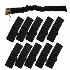10Pcs 54" Rifle Gun Sock Cover Bag Shotgun Sleeve Cover Carrier Shooting Storage
