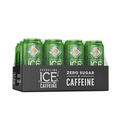 Sparkling Ice +Caffeine Triple Citrus Sparkling Water with Antioxidants 12pak