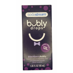 NEW Sodastream Bubly Drops Blackberry 1.36oz Makes 12L RARE FIND! FREE SHIPPING!