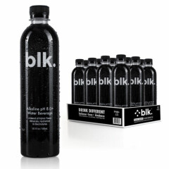 blk beverages Spring Water Infused with Fulvic Acid, 16.9 Ounce (Pack of 12)