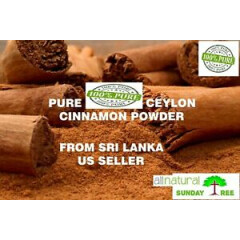 1 LB ALL NATURALPURE Premium CEYLON Cinnamon Powder, SRI LANKA