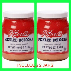 Koegel's Pickled Bologna ~ Includes 2 Jars! ~ FREE SHIPPING
