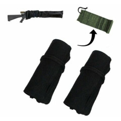 Huntersharp Wide Stretch Silicone Treated Gun Sock Set w/ Bonus Pistol Sleeve