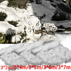 White Camouflage Hunting Netting Military Camo Net Camping Snow Mesh Cover