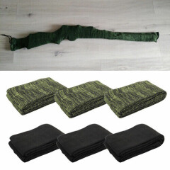 3pcs Green + 3pcs Black 54" Silicone Treated Gun Sock Protector Cover Bags Lots