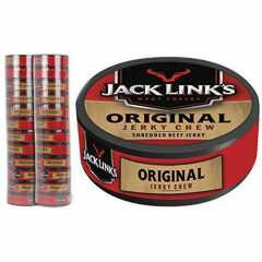 Jack Link's Jerky Chew Original 0.32 oz. Shredded Beef Jerky 100% Beef (24-Pack)