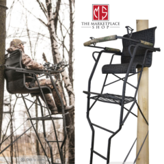 Outdoor 20' 1.5 Man Ladder Tree Stand Deer Elk Turkey Roster Hunting Time NEW