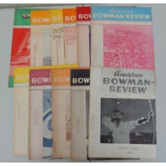 Vintage 1949 American Bowman Review Lot of 11 Archery Magazines Bow Hunting