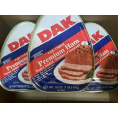 dak premium ham fully cook 16 oz pack of 6 cans expiration 2025