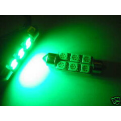 2pz Nan 6 LED SMD5050 Soffitte 39mm Green FAS 