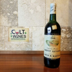 1968 Louis Martini Napa Valley Cabernet Sauvignon wine