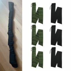 3pcs Green + 3pcs Black 54" Gun Sock Hunting Rifle Shotgun Cover Case Holster