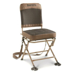 Hunting Blind Chair Silent 360 Degree Swivel Folding Legs Padded - Brand New!