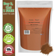 1 lb Nutmeg Powder 100% Pure Natural Ground Spice Myristicaceae Nuez Moscada