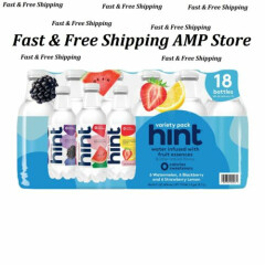 Hint Water Variety Pack (16 fl. oz., 18 pk.) Free Shipping