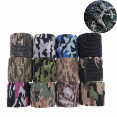 5Cm X 4.5M Waterproof Hunting Camouflage Camouflage Stealth Tape Elasticity P JN