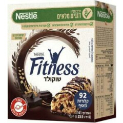 Fitness Cereals Bar with Chocolate Kosher Dairy Product 141g - 6 units