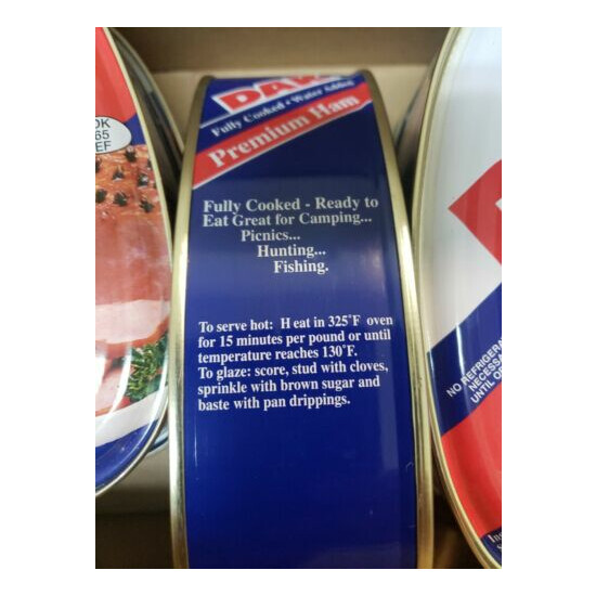 dak premium ham fully cook 16 oz pack of 6 cans expiration 2025 image {4}