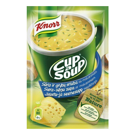 KNORR Cup a Soup Instant Soup with Croutons & Noodles Wide Selection of Flavors image {6}