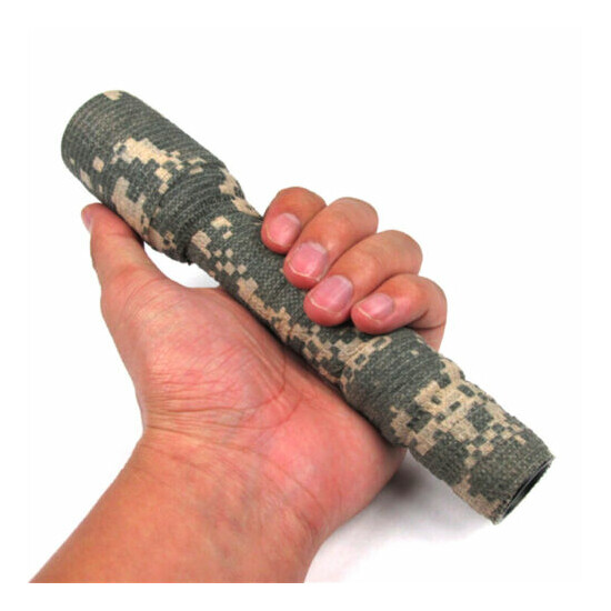 5Cm X 4.5M Waterproof Hunting Camouflage Camouflage Stealth Tape Elasticity P JN image {6}