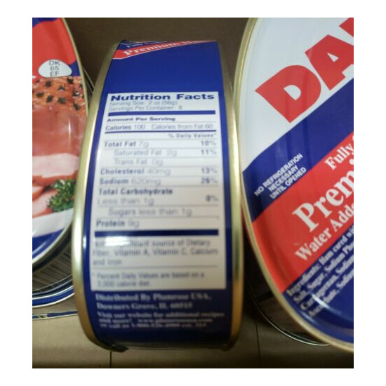 dak premium ham fully cook 16 oz pack of 6 cans expiration 2025 image {3}