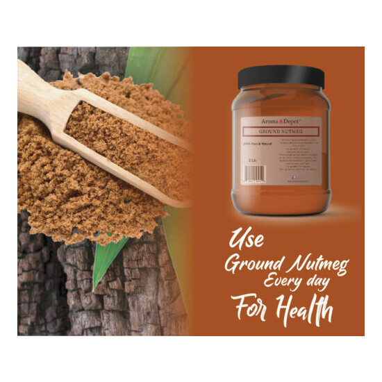 1 lb Nutmeg Powder 100% Pure Natural Ground Spice Myristicaceae Nuez Moscada Thumb {6}