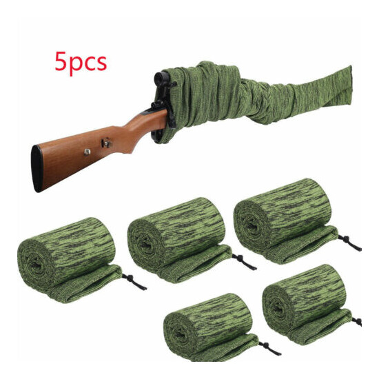 5pack Gun Sock Rifle Shotgun Shooting Airgun Tactical Hunting Cover Storage Case image {1}