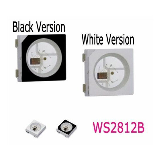  LED Chip WS2812B Strip 5050 Individually Addressable Digital RGB 5V 10-1000pcs image {1}