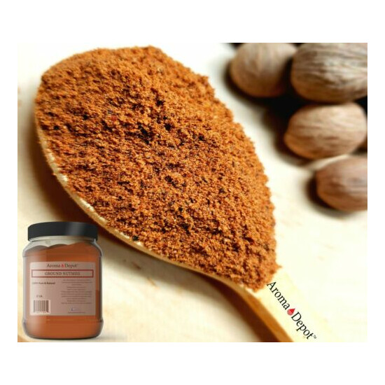 1 lb Nutmeg Powder 100% Pure Natural Ground Spice Myristicaceae Nuez Moscada image {7}