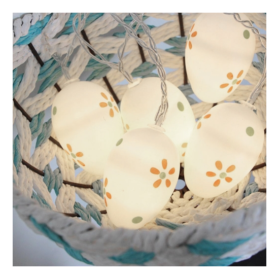 10 Bulbs LED Cute Easter Eggs Decorative Lamp Holiday Decorative Light Bulbs Thumb {1}