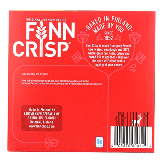 Finn Crisp Crispbread, Caraway, 7-Ounce Pack of 9 image {4}