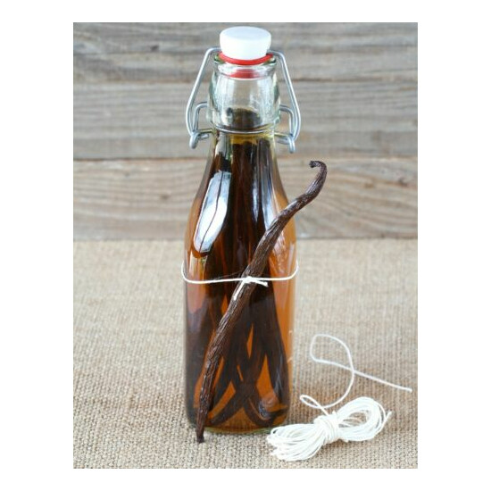 Tahitian Vanilla Beans - Whole Grade B Pods for Baking, Brewing, Extract Making image {8}