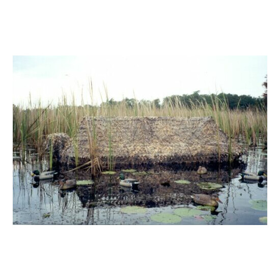 FLYWAY SPECIALTIES EASY-UP DUCK BOAT BLIND WITH TOP KIT. SMALL - UP TO 15'  image {1}