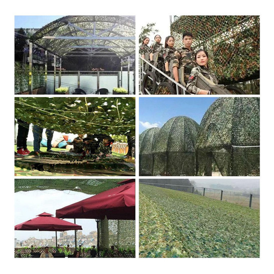 1.5X5M/7M Outdoor Camp Camouflage Nets Hunting Blinds Shooting Shelter Woodland  image {5}