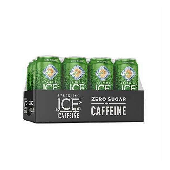 Sparkling Ice +Caffeine Triple Citrus Sparkling Water with Antioxidants 12pak image {1}