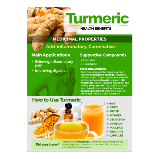 Turmeric Root Powder 8 oz. Curcumin Curcuma Longa Raw Pure Tumeric Spice  image {7}