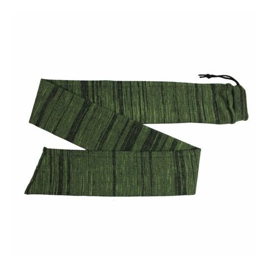 3pcs Green + 3pcs Black 54" Silicone Treated Gun Sock Protector Cover Bags Lots image {4}