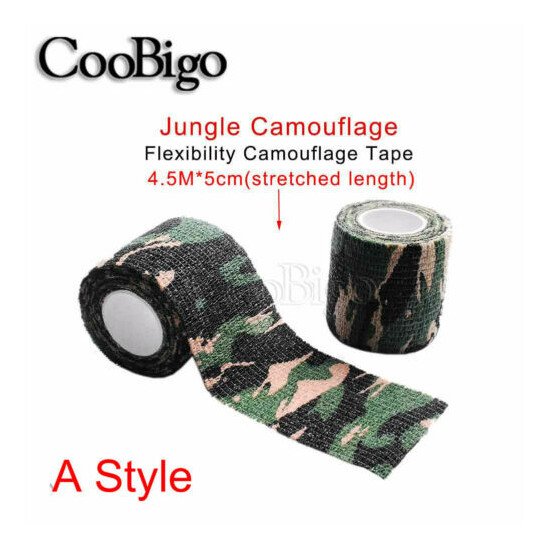 Adhesive Duct Tape Outdoor Camouflage Waterproof Hunting Stealth Tape Wraps image {7}