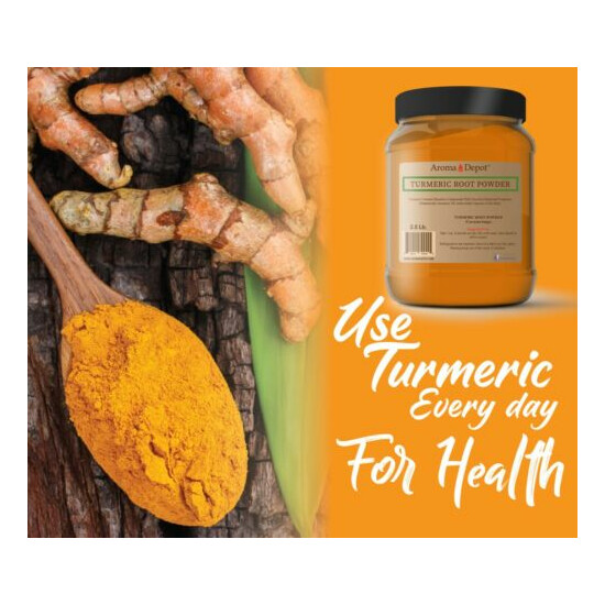 2.5lb Turmeric Root Powder 100% Pure Curcuma Longa Tumeric 40 oz JAR Thumb {3}