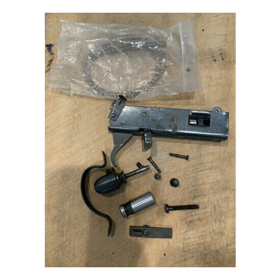 Noble .22 Rifle Model 235 Trigger Assembly with Safety, Hammer, Guard Parts Lot image {1}