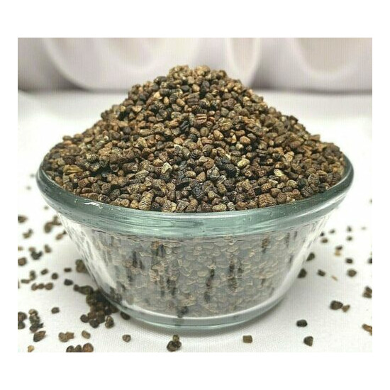 Cardamom Seeds - Whole Black Decorticated Shelled (No Shells) Excellent Quality Thumb {1}
