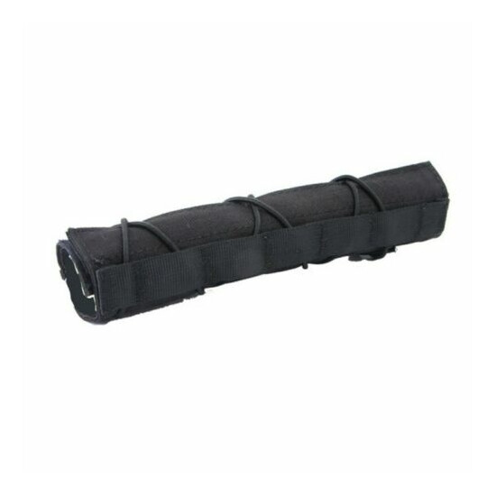 Military Tactical Airsoft Pouch Muffler Sleeve Hunting Suppressor Silencer Cover image {12}
