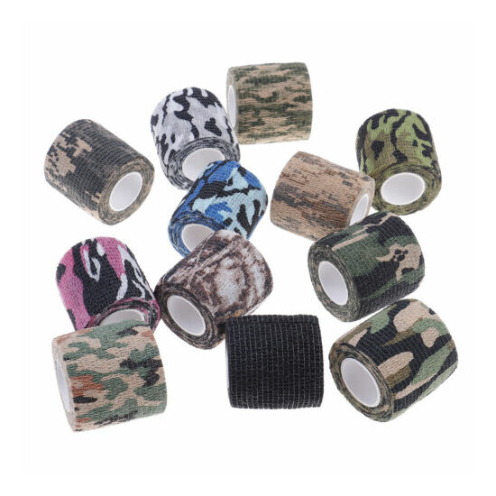 5Cm X 4.5M Waterproof Hunting Camouflage Camouflage Stealth Tape Elasticity P H2 image {3}