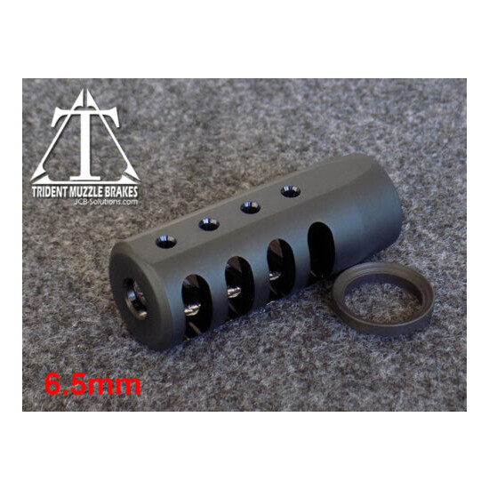 5/8x24 6.5 Creedmoor 6.5 Grendel Muzzle brake muzzle device Made in the U.S.A. image {1}