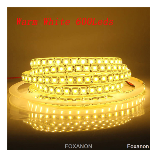 5M SMD 2835 3014 5050 5630 5054 LED Strip Light 600 LEDs Diode Ribbon Tape LAMP Thumb {6}