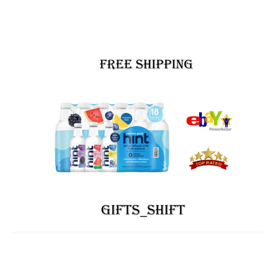 Hint Water Variety Pack (16 fl. oz., 18 pk.) -Free Shipping- image {1}